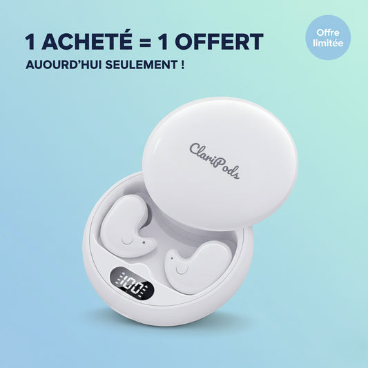 ClariPods™ – Les écouteurs sans fil Bluetooth ultra-confortables