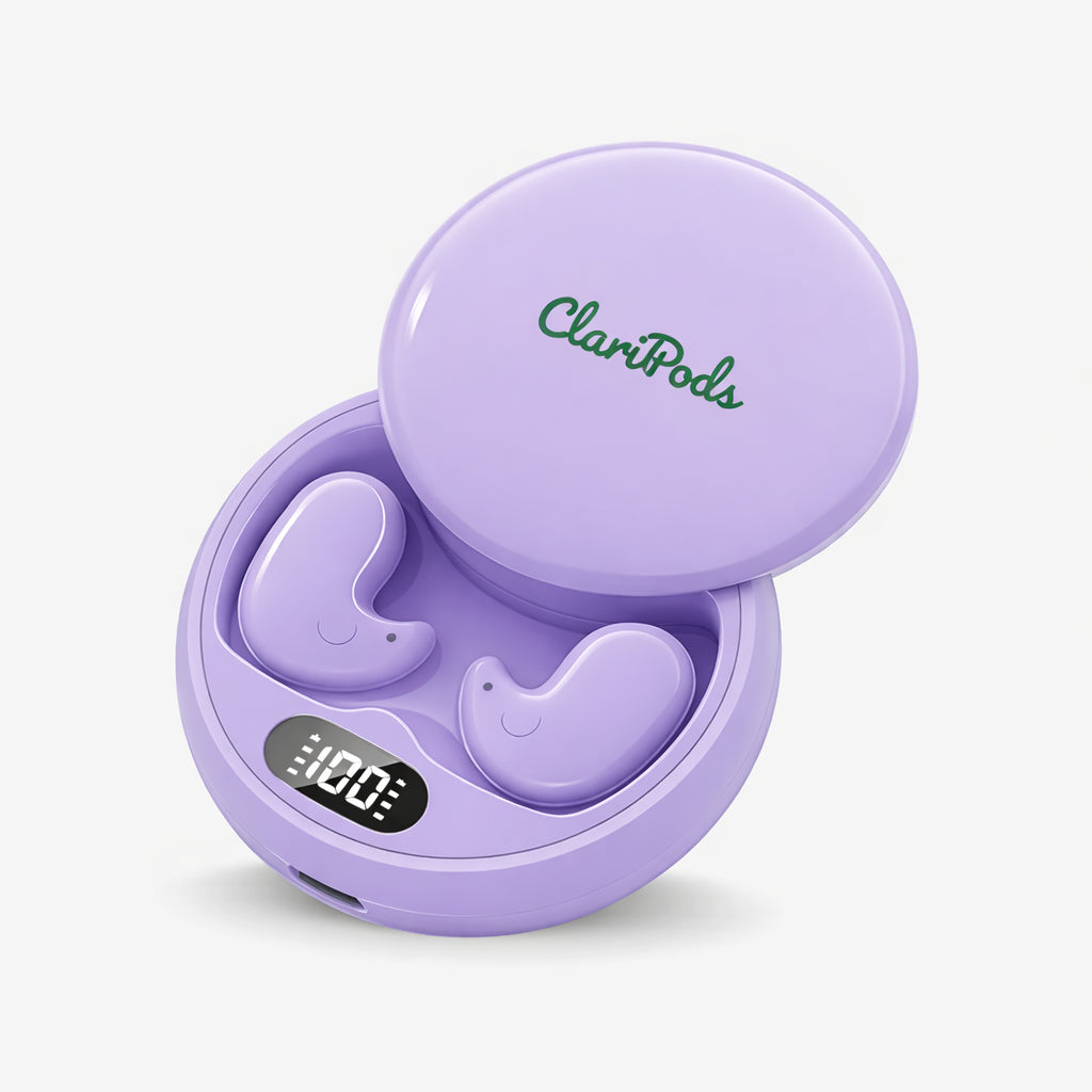 ClariPods™ – Écouteurs confortables sans sensation de pression (Offre 1+1)