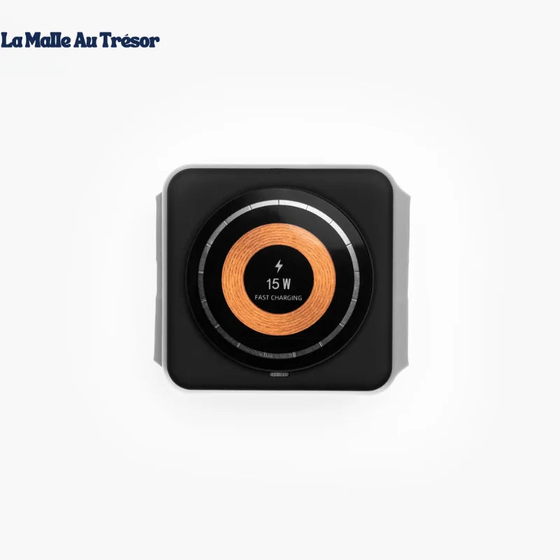 Station de charge sans fil pliable 3 en 1 pour Apple et Samsung