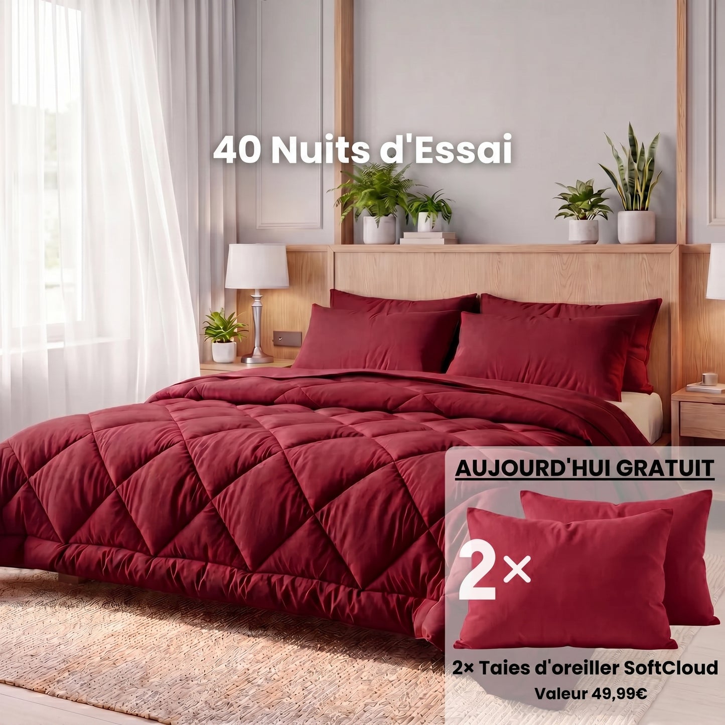 CozyFit – La couette 2-en-1 à séchage rapide qui rend le linge de lit inutile.