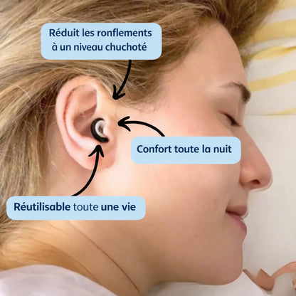 Bouchons d’oreilles de sommeil anti-ronflement