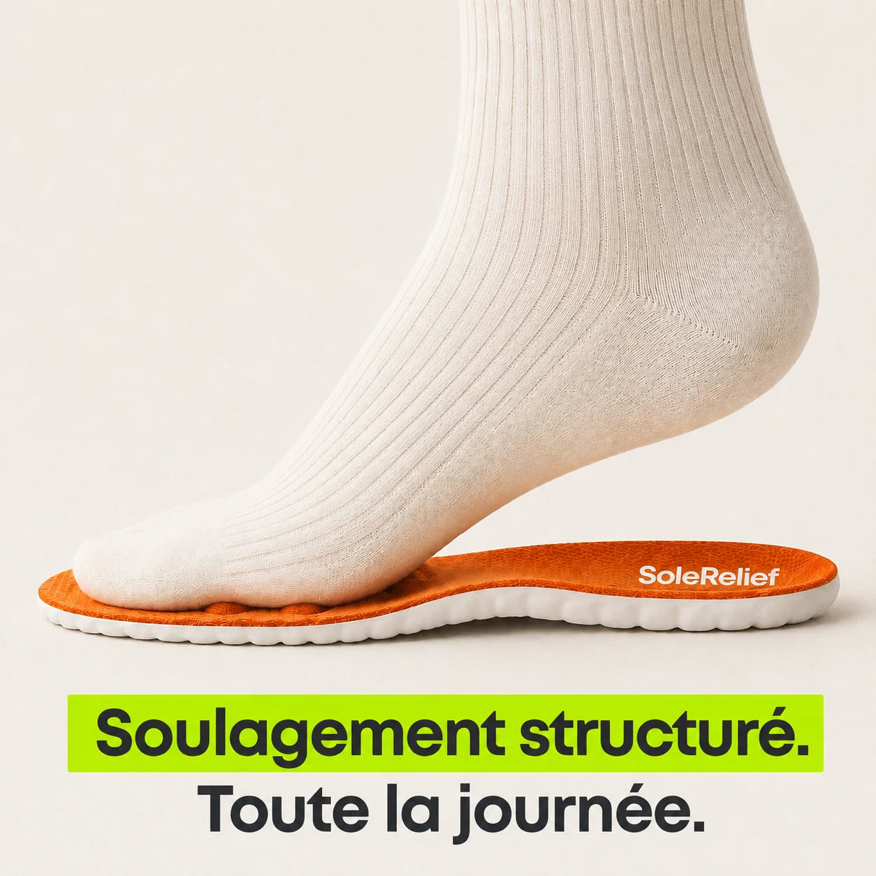 SoleRelief - Semelles de décharge contre les douleurs au talon et la fasciite plantaire