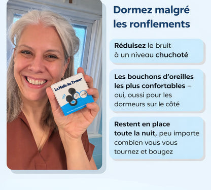 Bouchons d’oreilles de sommeil anti-ronflement