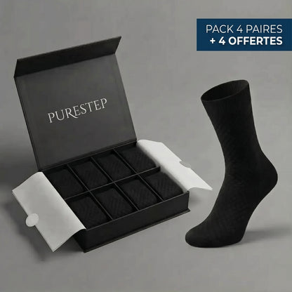 Chaussettes Mi-Jambe en Fibre de Bambou Premium | PureStep