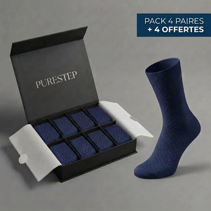 Chaussettes Mi-Jambe en Fibre de Bambou Premium | PureStep