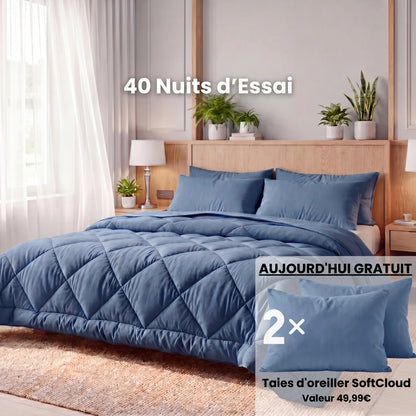 CozyFit – La couette 2-en-1 à séchage rapide qui rend le linge de lit inutile.