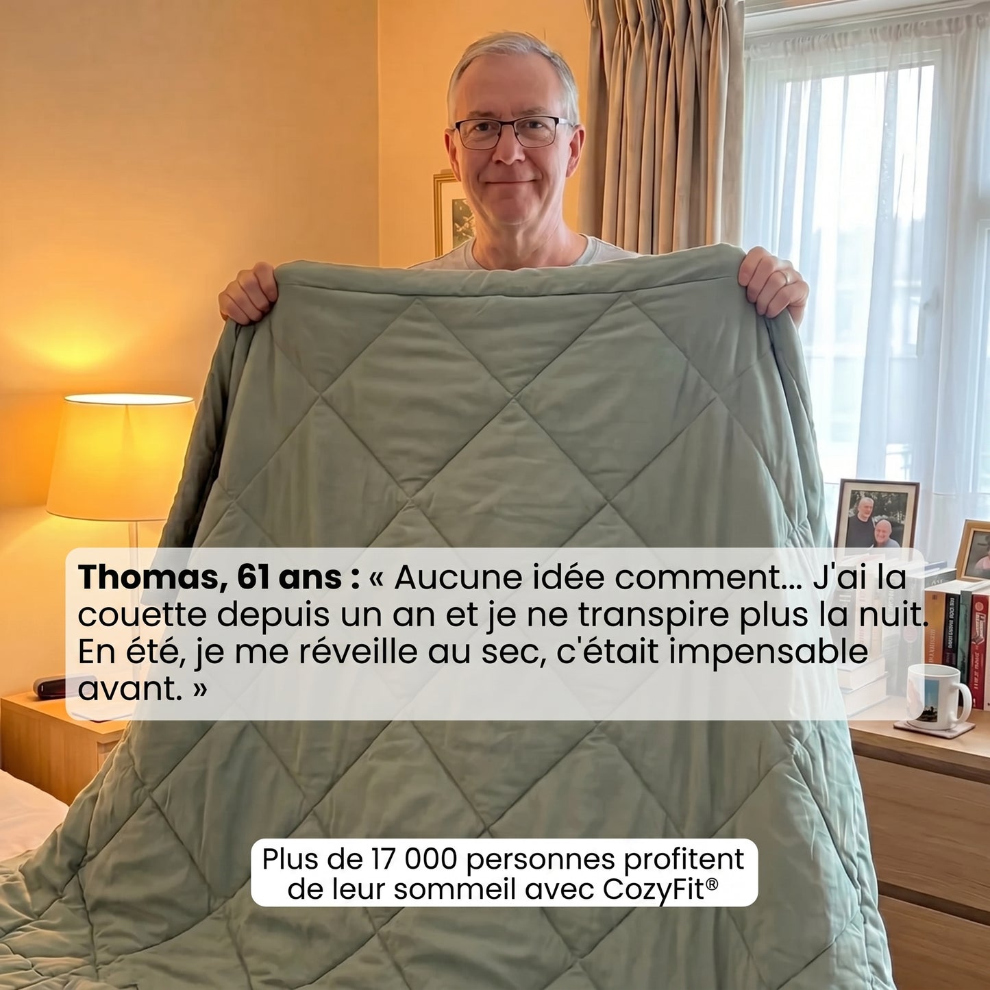 CozyFit – La couette 2-en-1 à séchage rapide qui rend le linge de lit inutile.