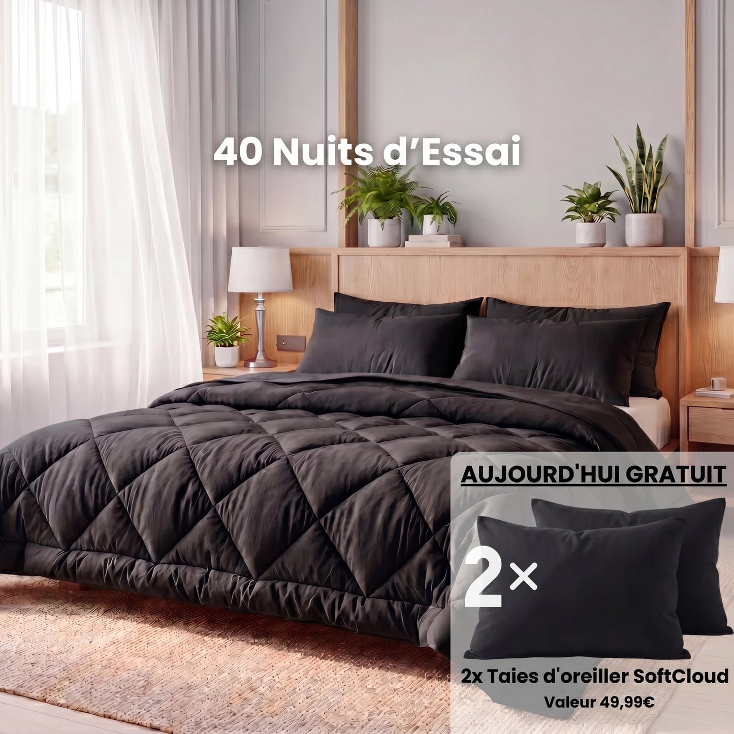 CozyFit – La couette 2-en-1 à séchage rapide qui rend le linge de lit inutile.