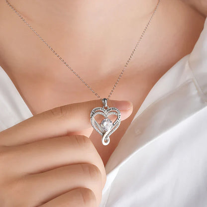 Pour mon épouse – Collier cœur gravé