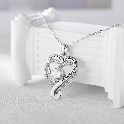 Pour mon épouse – Collier cœur gravé