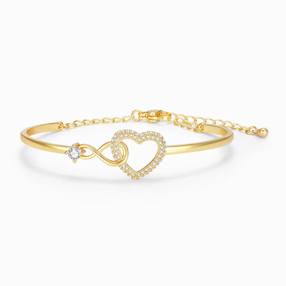Mère & Fille – Bracelet Cœur Infini