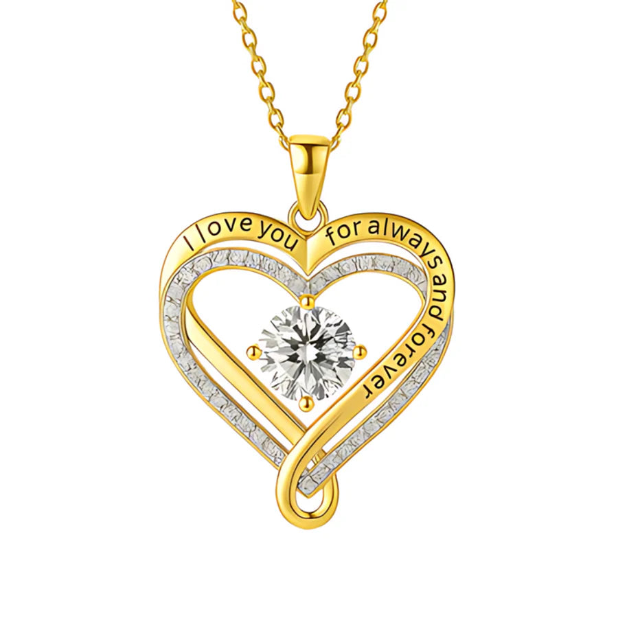 Pour mon épouse – Collier cœur gravé