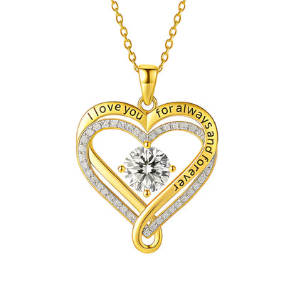 Pour mon épouse – Collier cœur gravé