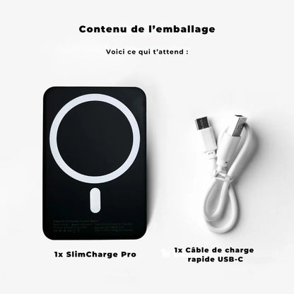 SlimCharge Pro - banque d'alimentation magnétique