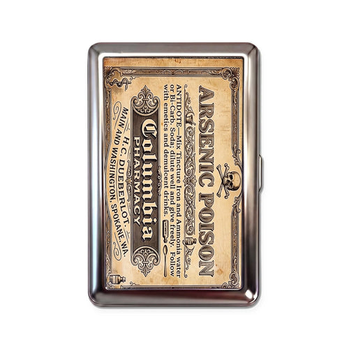 Porte-cartes en métal Arsenic Apothecary