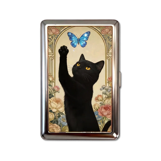 Porte-cartes en métal Butterfly Chaser