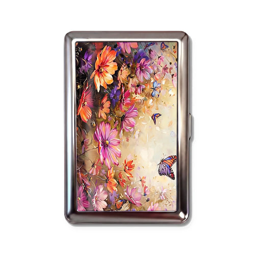 Porte-cartes en métal Cosmos Garden