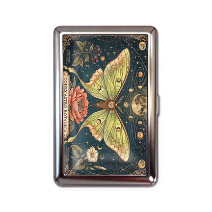 Porte-cartes en métal Luna Codex