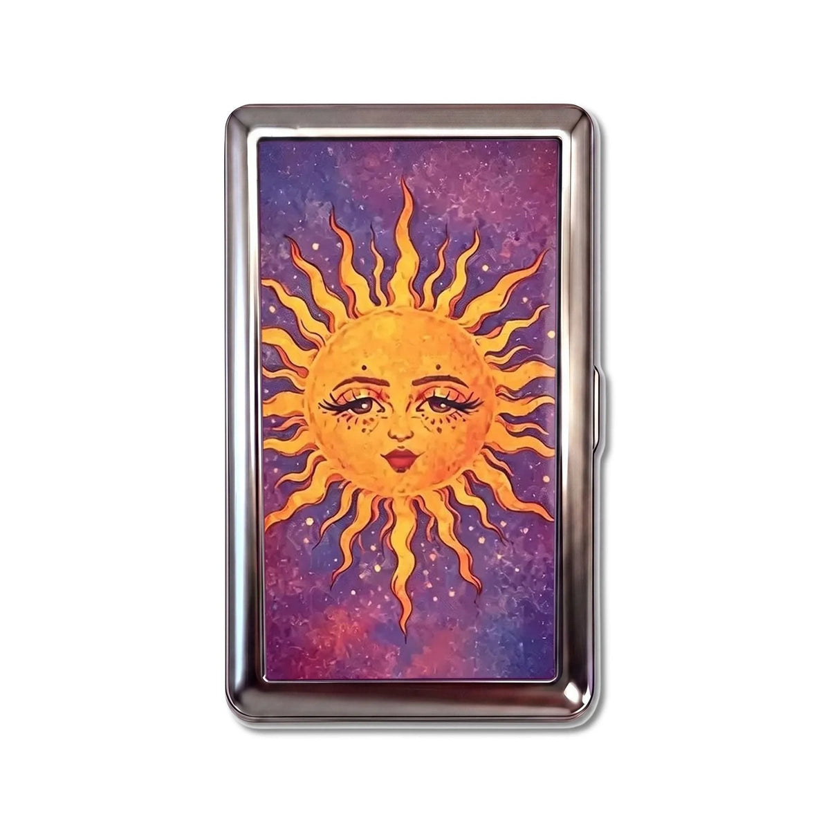 Porte-cartes en métal Midnight Sun, taille Standard