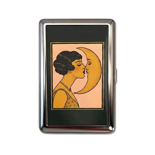 Porte-cartes en métal Moonlit Kiss, taille Large