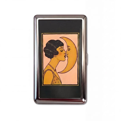 Porte-cartes en métal Moonlit Kiss, taille Standard
