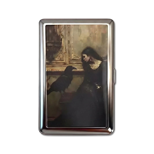 Porte-cartes en métal Nevermore
