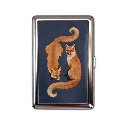 Porte-cartes en métal Sly Foxes