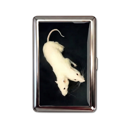 Porte-cartes en métal Twin Rats