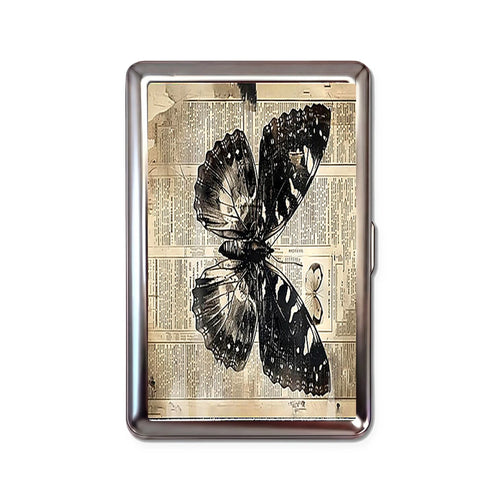 Porte-cartes en métal Yesterday's News