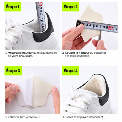 Coussinets talonniers pour soulagement et amorti