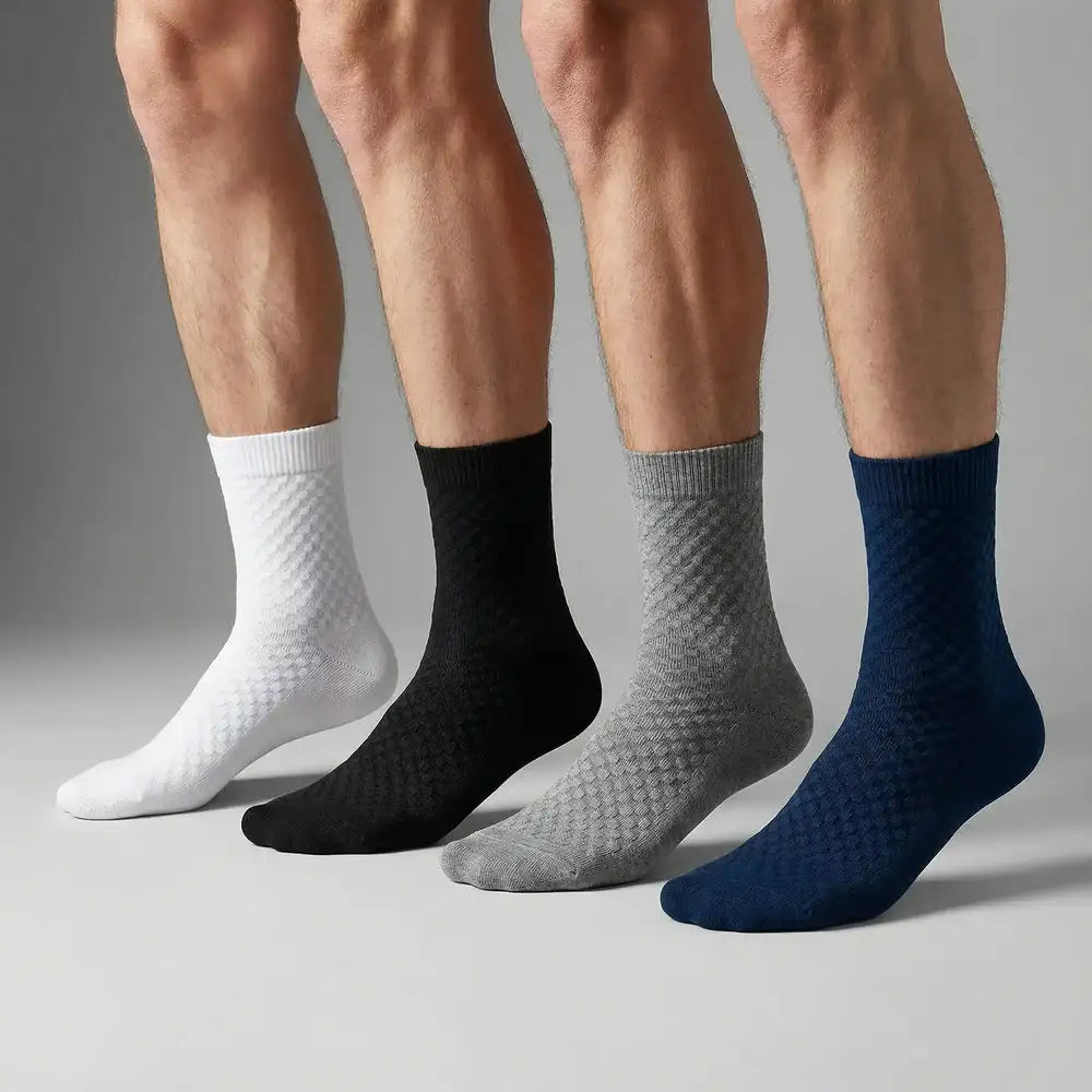 Chaussettes Mi-Jambe en Fibre de Bambou Premium | PureStep