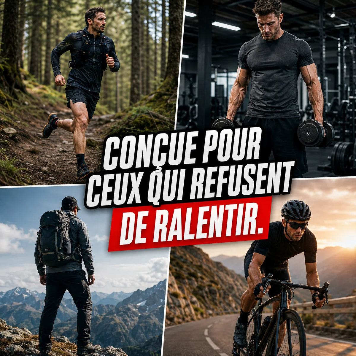 Conçue pour ceux qui refusent de ralentir
