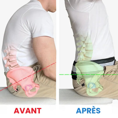 Avant / Après - posture assise