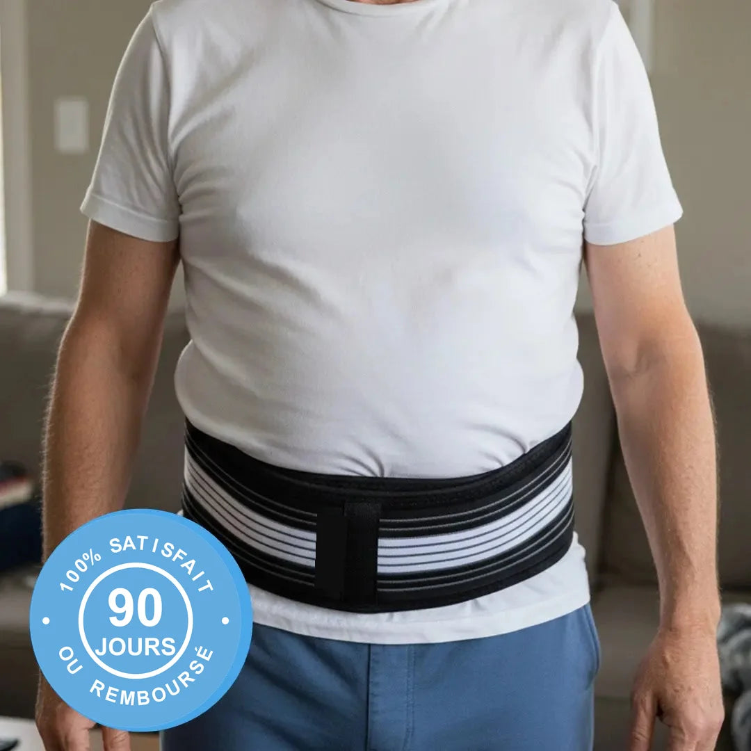 Ceinture LumbaFlex portée par un homme