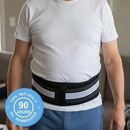 Ceinture LumbaFlex portée par un homme