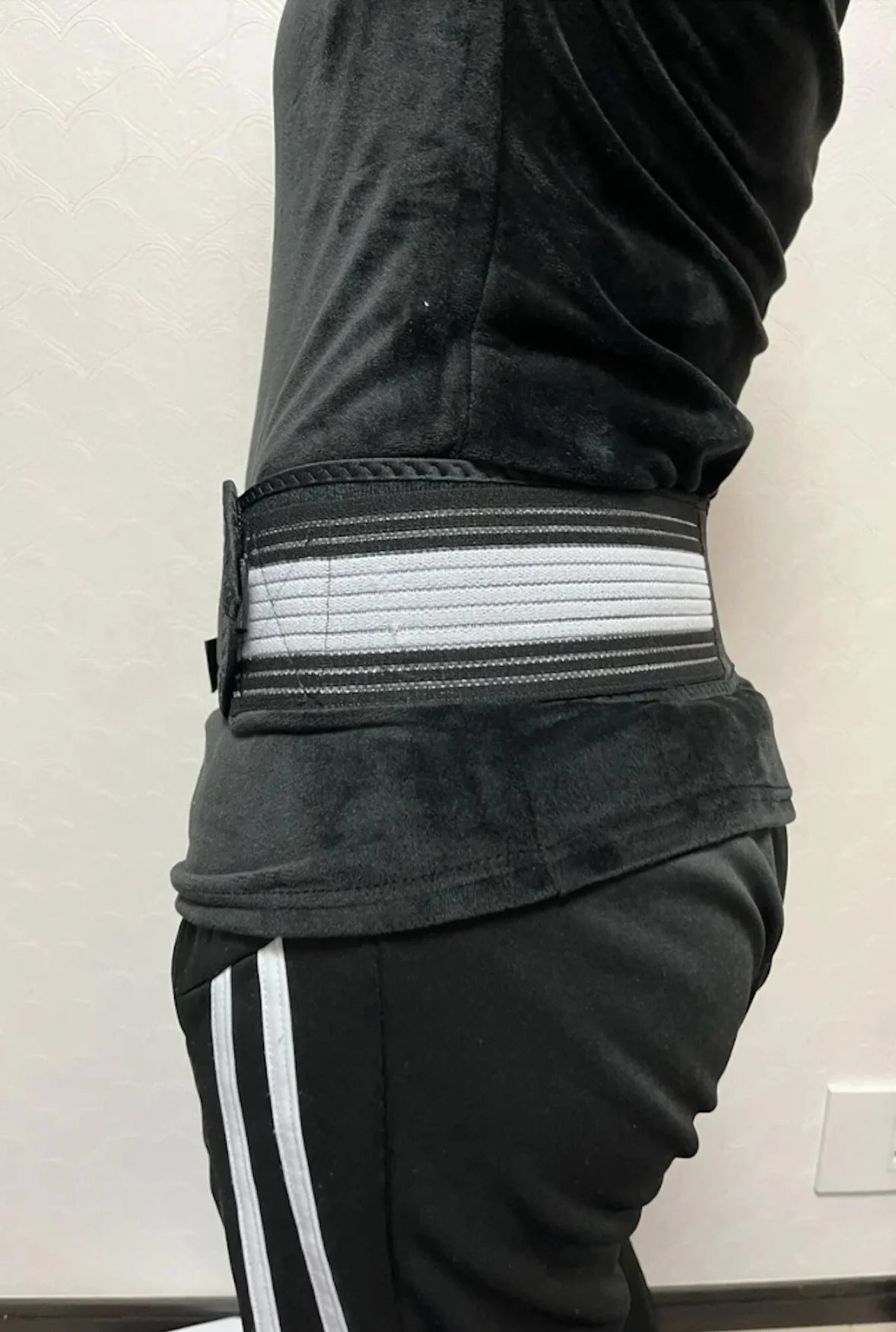 Ceinture LumbaFlex portée