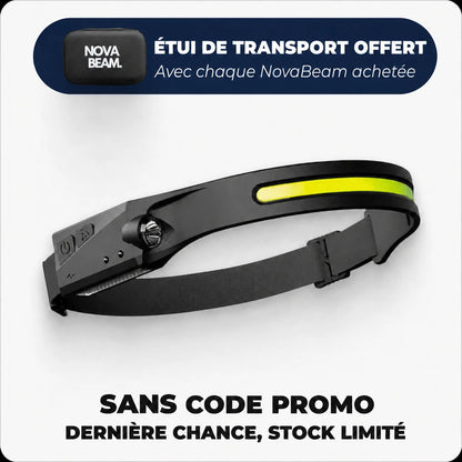 Étui de transport offert avec chaque NovaBeam