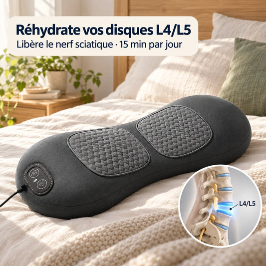 SpineEase réhydrate vos disques L4/L5, libère le nerf sciatique