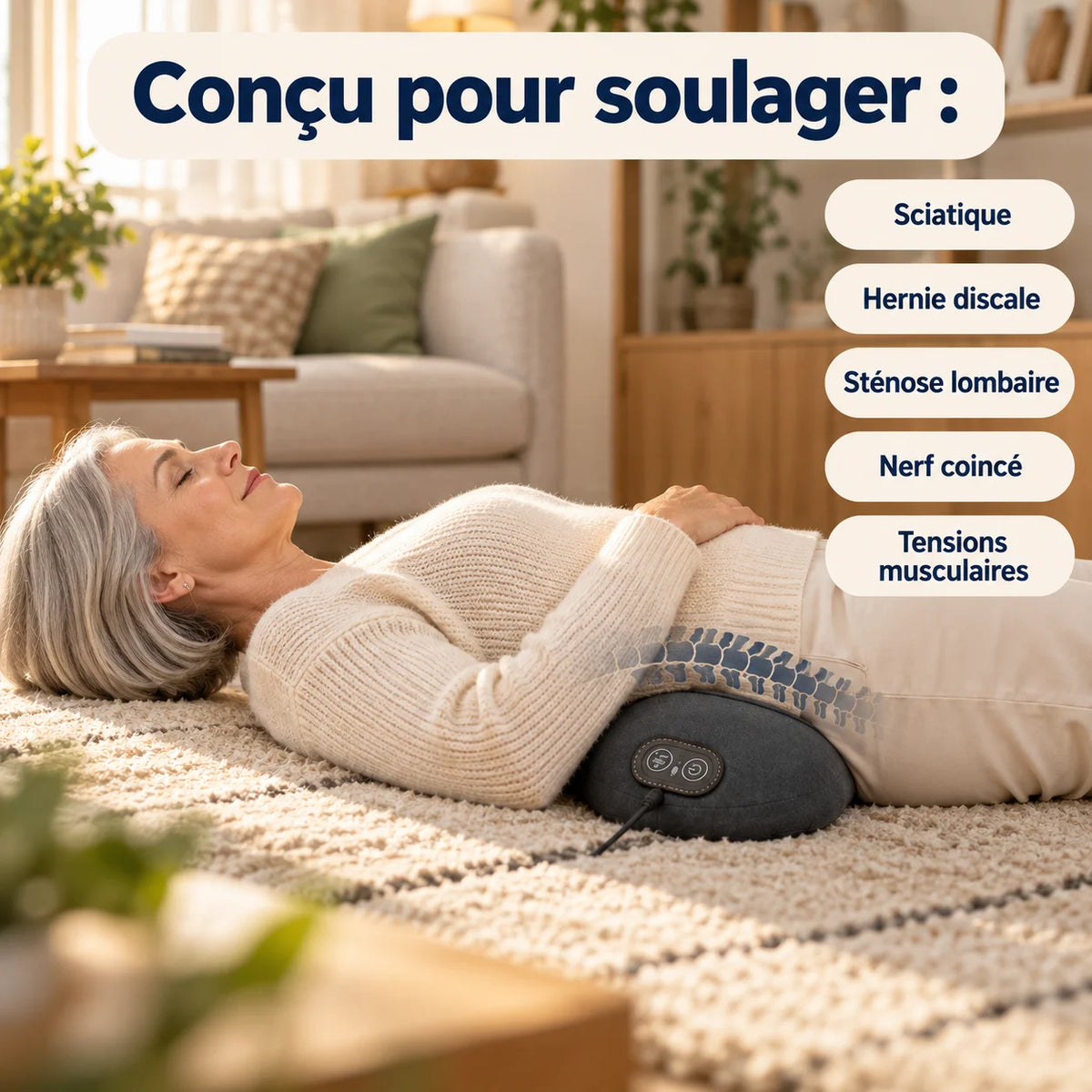 SpineEase conçu pour soulager sciatique, hernie, sténose