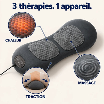 SpineEase 3 thérapies chaleur massage traction