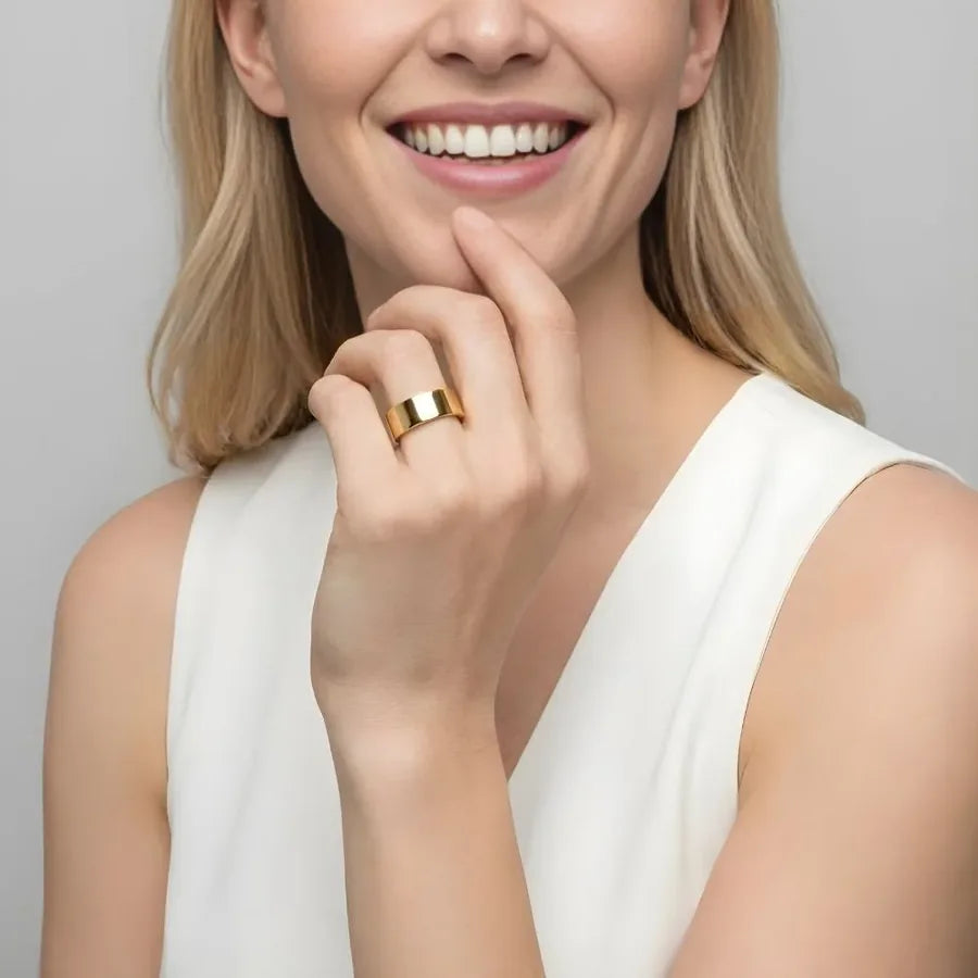 Bague AuraRing© portée au quotidien
