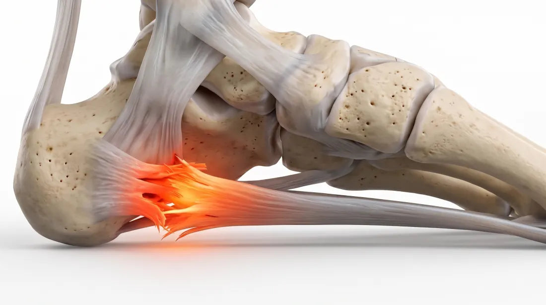 Fascia plantaire enflammé au talon